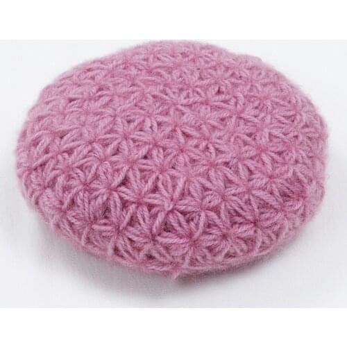 2021 NEW Womens knitting Winter Berets Luxury Elegant Cotton Beret Hollow Out Flowers Decorative Hand Hooked Autumn Ladies hat