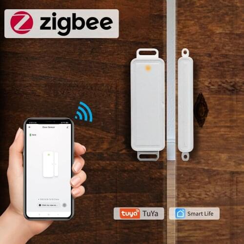 Tuya Smart Life ZigBee 3.0 Door Window Sensor Open Close Detector App Alert Secruty Warning Home Device ON OFF Automatically