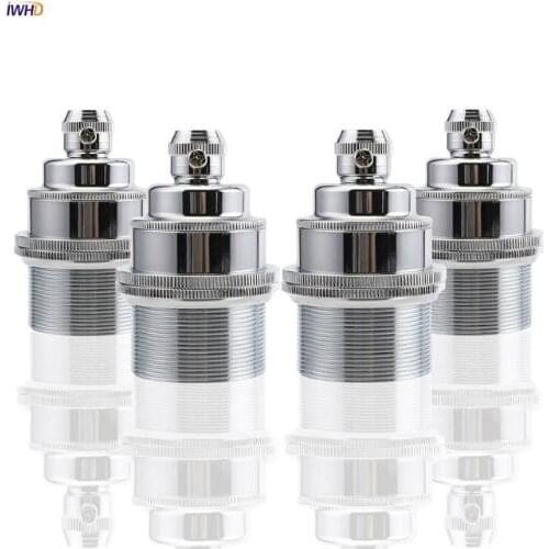 IWHD 110V-220V E27 Socket LED Lamp Holder Base Retro Douille Bulb Holder Aluminum Filling E27 LED Base For Homekit Lamp Socket