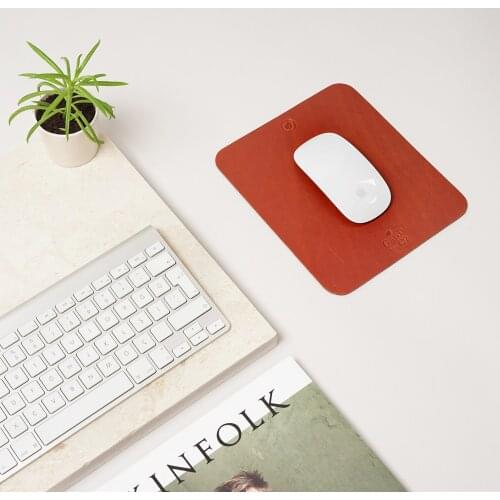 1st Class Genuine Leather Handmade Mouse Pad