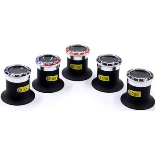 Mini Smooth Aluminum Alloy Watch Magnifier Magnifying Glasses Loupe Jewel Watchmaker Repair Tool 3/5/10/20X Optional