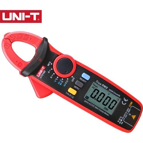 UNI-T UT210D Mini Clamp Meter NCV True RMS AC/DC Current Voltage Auto Range VFC Capacitance Non Contact Multimeter