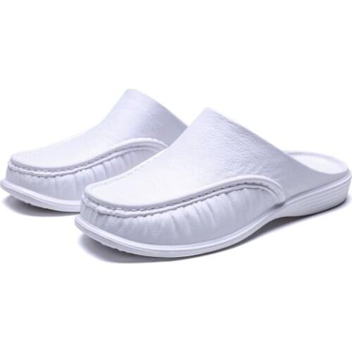 Mens Garden Slippers Pool Beach Slip On Mules Sports Sandals Shoes Summer Light Comfortable Antiskid