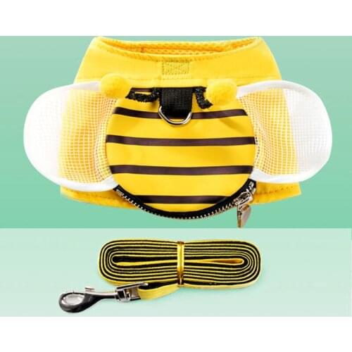 Soft Mesh Dog Harness with Leash - Adjustable Puppy No Pull Harnesses - Pet Padded Walking Vest