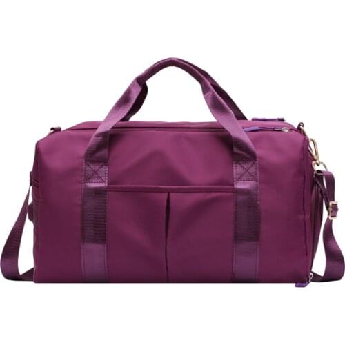 New Duffle Bag Women Overnight Bag Waterproof Nylon Tote Handbag Travel Bag Sport Gym Bag Swim Yoga Bag Big Bag Weekend Bag Big