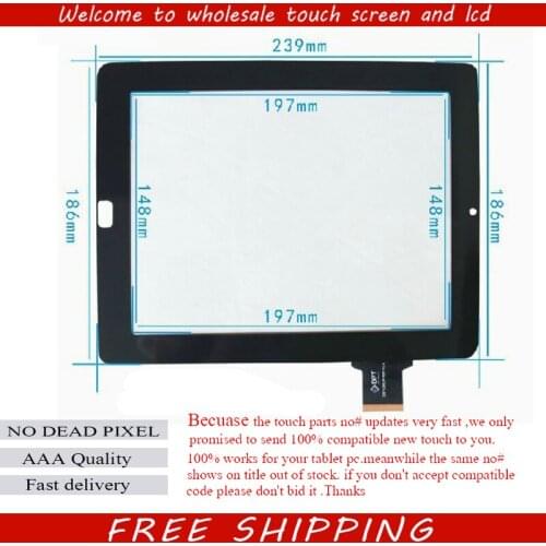 New touch screen For 9.7" Ritmix RMD-1035 RMD1035 Tablet Touch panel Digitizer Glass Sensor Replacement Free Shipping