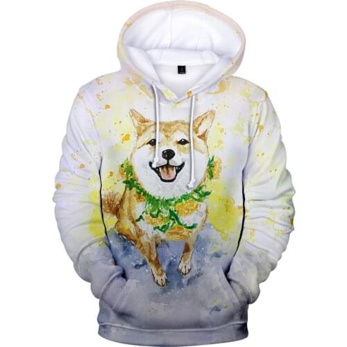 Loves Hoodies Shiba Inu My Name Is Single Dog 3D Hoodies Men Women Funny Sweatshirts Harajuku High Quality Hoodies 3D Pullovers