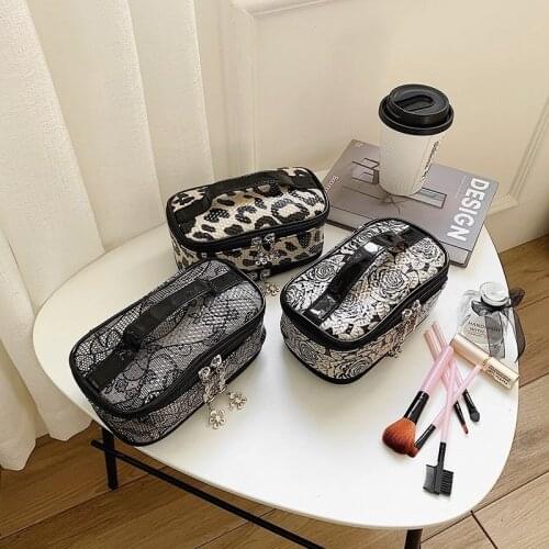 Wholesale Makeup Bag Women Cosmetic Bag Travel Make Up Organizer Toiletry Bag Makeup Pouch New Luxury Handbag Fashion Makeup Box