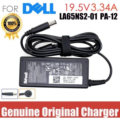 Original 19.5V 3.34A 65W AC Adapter Charger for Dell Latitude 15-3000 3550 3560 HA65NS5-00 LA65NM130 LA65NS1-00 LA65NS2-01