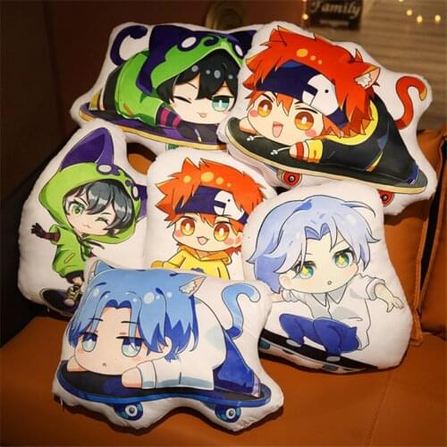 Anime SK∞ SK8 the Infinity Reki Pillow MIYA Langa Cosplay Costume Props Accessories Kawaii Plush Cartoon Doll