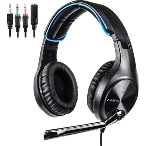 Sades L6 L8 L9 3.5mm Gaming Headset Wired PC Stereo Earphones Headphones with Microphone for computer Gamer headphone For PS4