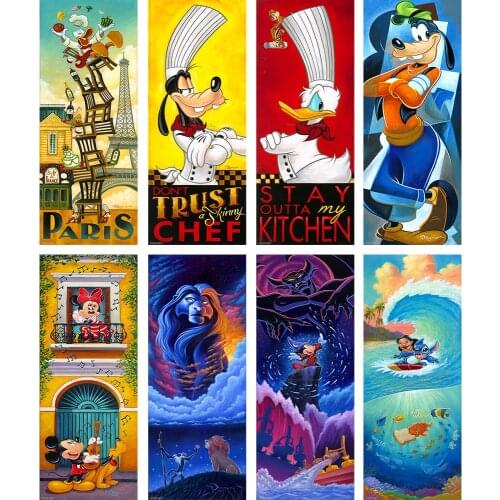 5D DIY Diamond Painting Fantasy Disney Cartoon Landscape Full Square Round Embroidery Mosaic Set Cross Stitch Home Decor Gift