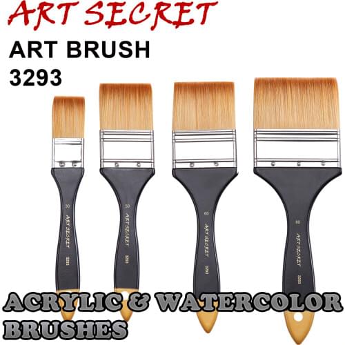 3293 Watercolor Acrylic Brush High Quality Korea Synthetic Hair Wooden Handle Multifunctional Art Supplies Paint Artist Brush