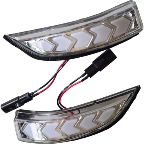 Car LED DRL Flowing Side Rear-view Mirror Dynamic Turn Signal Light Lamp For Toyota Vios Altis Yaris Corolla Camry Accessories