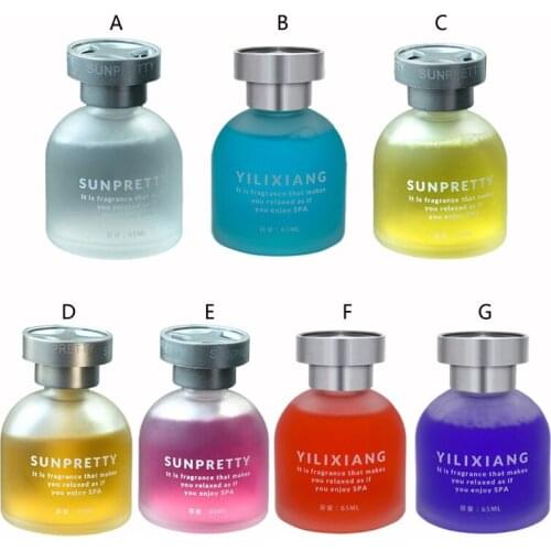 B36B 1 Pack Glass Material 7 Fragrances to Choose Car Fragrance Diffuser Crystal Crown Car Home Ornament Interior Decorations