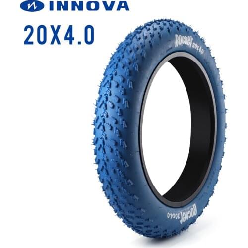INNOVA colour bicycle ATV tyre beach bike tire 20*4.0 city fat tyres snow bike tires 60TPI ultralight wire bead blue green