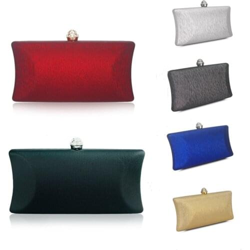 Elegant Women Gold Glitter Evening Bags Rhinestones Flower Appliques Bridal Clutch Handags Wedding Party Purses