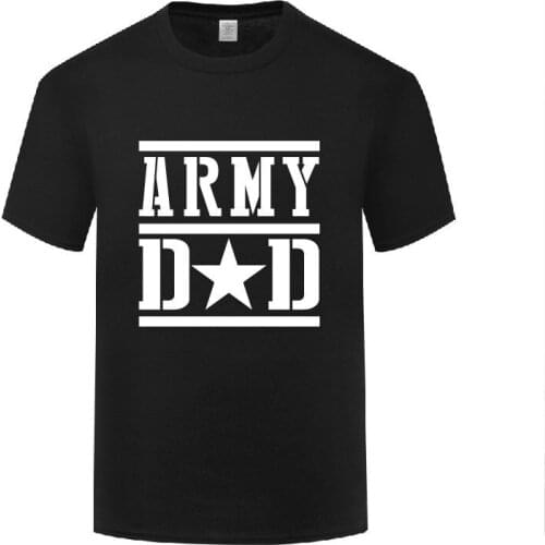 Funny United State Army DAD Cotton T Shirt Slogans Men O-Neck Summer Short Sleeve Tshirts