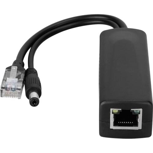 48V To 12V POE Connectors Cable Smart AP Power Supply Isolated Type POE Splitter Adapter Injector For Hikvision For Huawei
