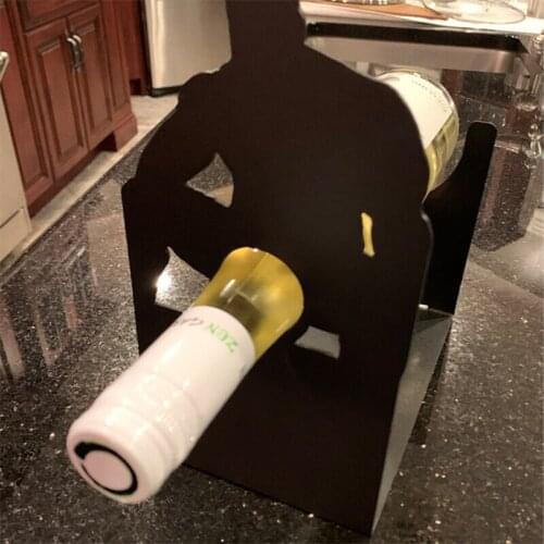 Adult Creative Decoration Metal Key Rack Wine Holder Decorative Tool for Home JS22