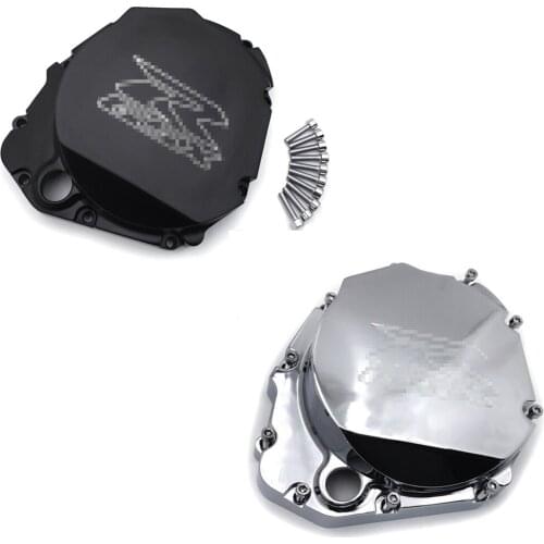 Engine Clutch Cover "GSXR" For Suzuki GSXR600 1000 01-05 /GSXR 750 00-05 Black Aftermarket Free Shipping Motorcycle Parts