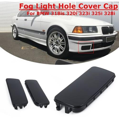 2PCS Right Left Car Fog Light Hole Covers For BMW 3 Series E36 318is 320i 323i 325i Car Lamp Hoods Accessories