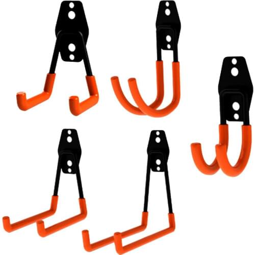 Heavy Duty Wall Garage Storage Utility Double Hooks for Organizing Power Tools