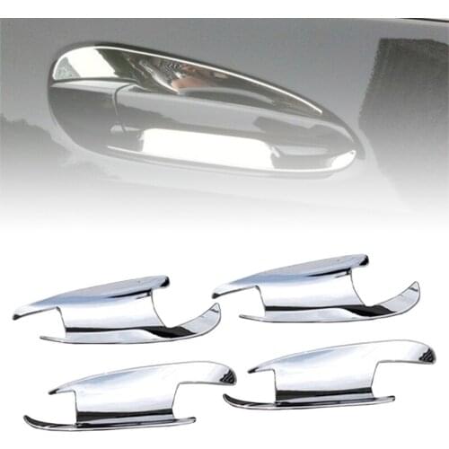 For Mercedes-Benz C GLK Class W204 Brand New Silver Car Door Handle Cup Bowls Cover Trim High Quality Accessories Parts