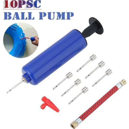 New Ball Swimming ring inflator Pump Portable football ball Sport hand Arm ring inflatator for Ball Air Filling Pump Tool