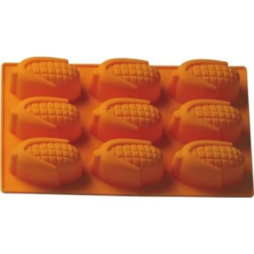 New 9 cavity corn shape silicone bakeware fondant cake chocolate mold resin clay craft mould