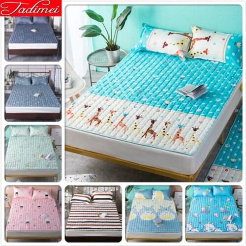 New Mattress Toppers 90x200 100x200 120x200 150x200 180x200 200x220 High Quality Quilted Bedspreads Adult Kids Child Bed Cover
