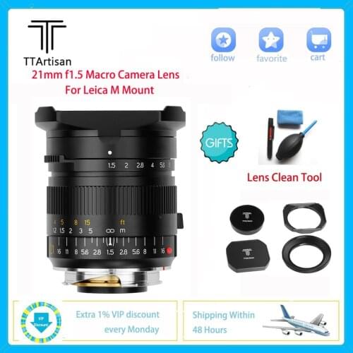 TTArtisan 21mm F1.5 Full Fame Lens for Leica M-Mount Cameras Like Leica M-M M240 M3 M6 M7 M8 M9 M9p M10 lens 21-1.5lens