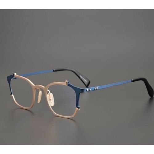 Luxury Brand Handmade Titanium Glasses Men Round Frame Vintage Super Light High Quality Eyeglasses Women Myopia Oculos De Grau