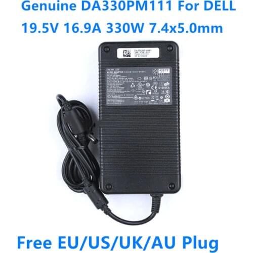 Genuine DA330PM111 19.5V 16.9A 330W 7.4x5.0mm ADP-330AB D Y90RR AC Adapter For Dell ALIENWARE M18X M17X X51 R2 R3 Laptop Charger