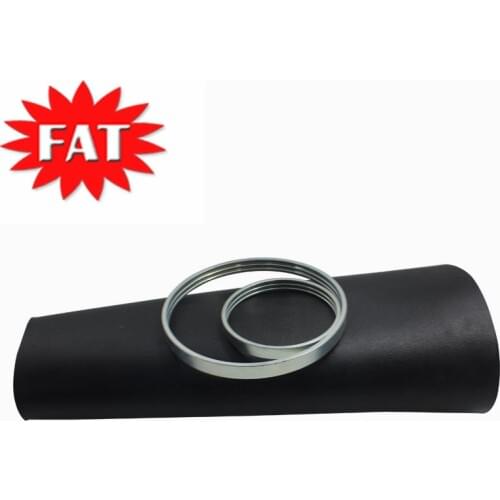 Airsusfat Front Rubber Sleeve Air Spring & Rings For Range Rover L322 2002-2009 Air Sleeve Rubber Sleeve RNB000740G RNB000750G
