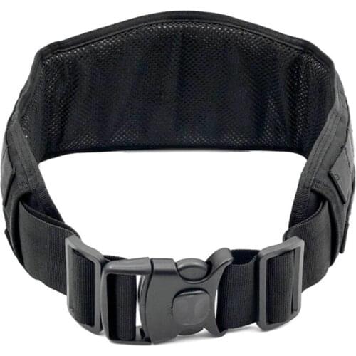 Military Tactical Belt Men Molle Battle Belt Airsoft Army Combat Outdoor Hunting Paintball Padded Waist Belt Set Adjustable