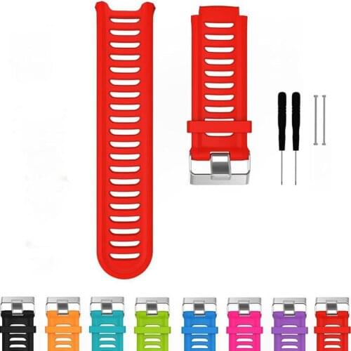 For Garmin Forerunner 910XT Straps, Silicone Wristband Replacement Watch Bands for Garmin Forerunner 910XT
