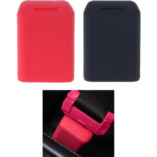 Silicone Car Seat Belt Buckle Covers Clip Anti-Scratch Cover Auto Safety Button Interior Accessories Car-Styling Universal