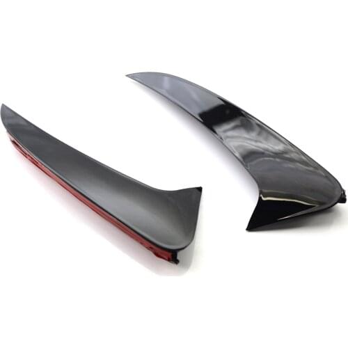 Rear Bumper Spoiler Air Vent Trim Shiny Black Sport Lip Splitter Replacement for Benz CLA-Class W118 C118 2020-2021 CLA180