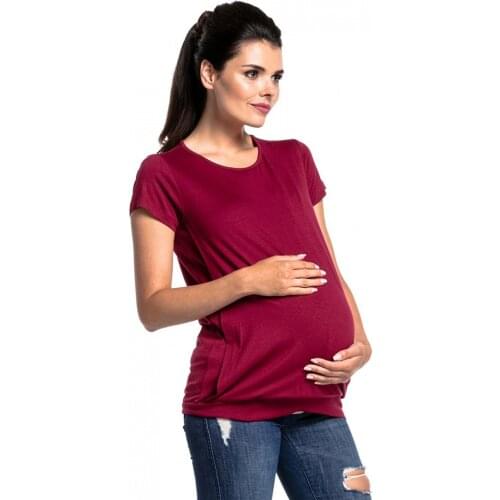 2020 Summer Women Maternity Short Sleeve Layered Nursing Tops T-shirt For Pregnancy Women Breastfeeding Pregnant Clothes