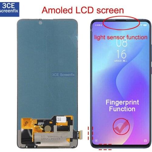 6.39" Amoled LCD for For Xiaomi Mi 9T 9T Pro Lcd Display Touch Screen Digitizer Assembly For Redmi K20 Pro RedmiK20 LCD Screen