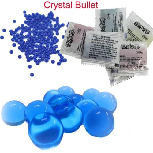 10 Bags Water Gun Bullets 11 mm Soft Crystal Bullet of Water Gun Toys Paintball Water Bullet Ball Vase Decoration Grow Balls