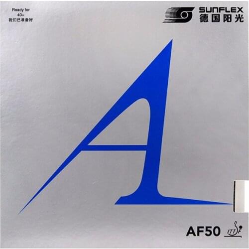 1x SUNFLEX Original AF50 Silver Pimples In Table Tennis Rubber Pips-In Ping Pong Sponge Tenis De Mesa