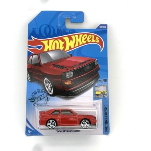 2020-145 Hot Wheels car 1/64 84 AUDIS SPORTs QUATTROs Collection Metal Die-cast Simulation Model Cars Toys