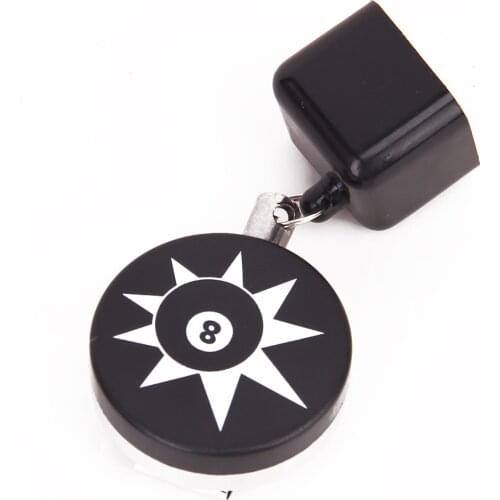 Bla Retractable Billiards Snooker Pool Cue CHALK HOLDER with Belt Clip- 8 Ball
