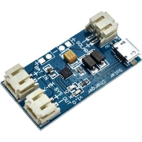 CN3065 Mini Solar Lithium Battery Charger Board Lipo Battery Charging Module Solar Panel Micro USB for Outdoor Camping Sports