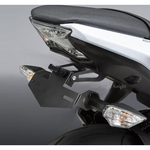 Motorcycle License Plate Holder Bracket Frame Tail Tidy Fender Eliminator For Kawasaki Z650 Z 650 ninja650 NINJA 2017 - 2020
