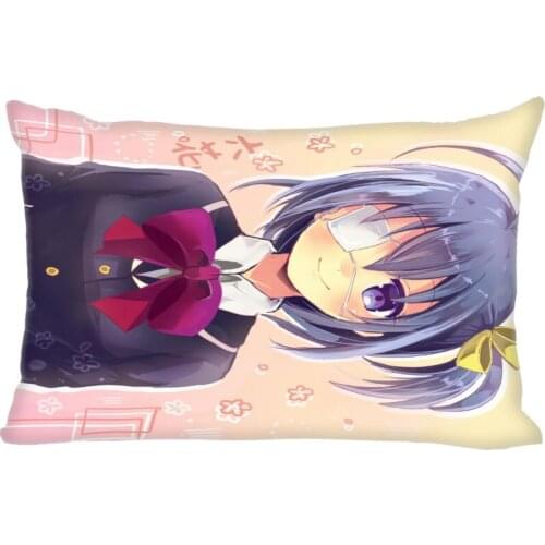 Hot Sale Custom Double Sided Pillow Slips Chuunibyou Demo Koi Ga Shita! Rectangle Pillow Covers Bedding Comfortable Cushion