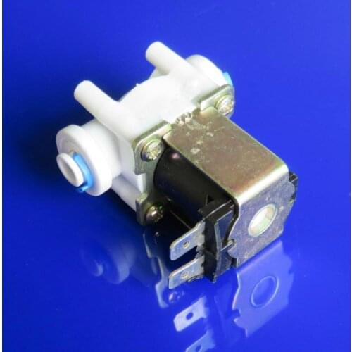 2PCS Electromagnetic valve Electric teapot Drinking fountains Normally closed enter water solenoid valve G1/4 DC12V 0.8MPa 5W