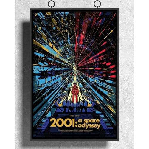 H229 A Space Odyssey Classic Film Movie Wall Sticker Silk Poster Art Home Decoration Christmas gift